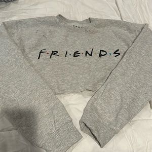 Urban Outfitters Cropped Crew Neck Sweater